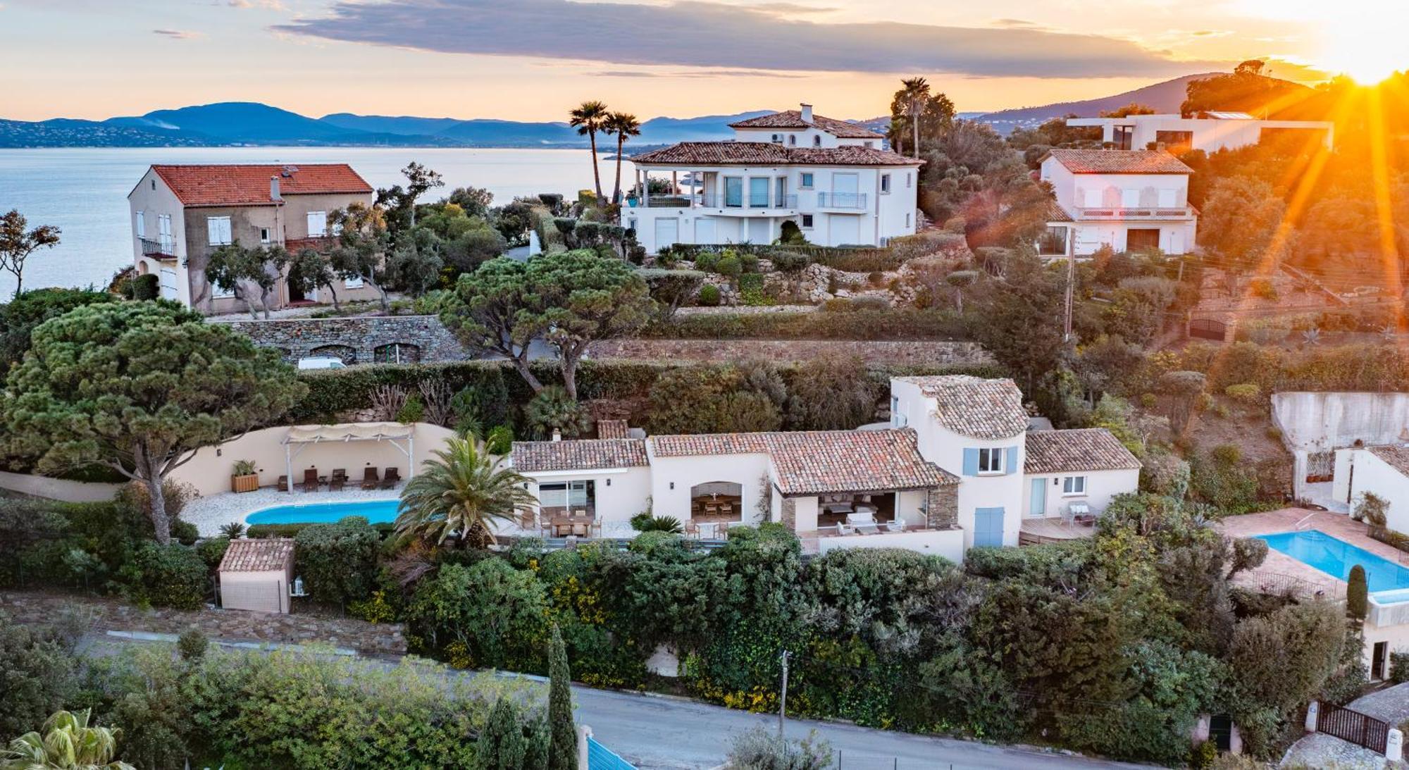 Villa Superbe Villa, Incroyable Vue Mer, Piscine Chauffee, Climatisee Sainte-Maxime